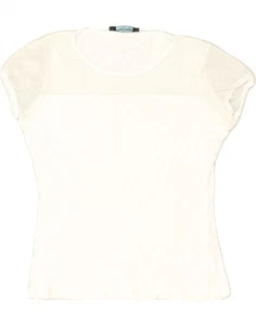 GUESS BY MARCIANO Womens Blouse Top US 2 XS White Viscose QT08 - Picture 1 of 3