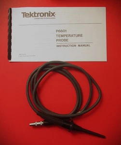 Tektronix P6601 Temp Probe -62C to +140C For DM501/DM501A Tested!! W/ Manual - Picture 1 of 4