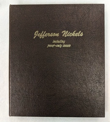 Juego completo de níquel Jefferson BU y prueba, 1938-1998, con plata War Time, Dansco Foto 1 de 4