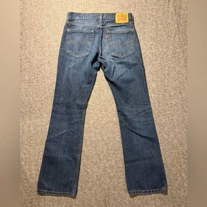 Levis 527 Jeans men’s 32x34 blue Slim Boot cotton comfort Western farm outdoors - Picture 1 of 11