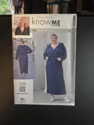 Know Me ME2101 Mimi G Stretch Knit Top & Skirt Sewing Pattern 8 10 12 14 16 FS - Image 1 of 3