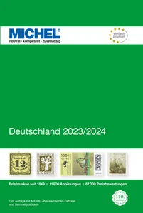 MICHEL Briefmarken Katalog Deutschland 2023/2024 NEU - Picture 1 of 5