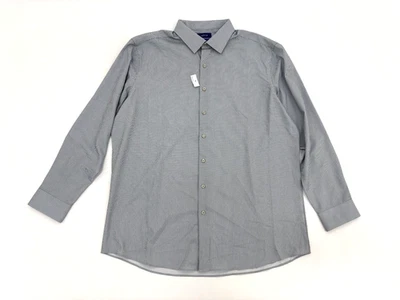 Apt. Camisa de vestir 9 ajustada rendimiento resistente a las arrugas para hombre talla XL 17-17,5 NUEVA CON ETIQUETAS Foto 1 de 4