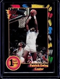 Basketball 1991-92 Wild Card #15 Patrick Ewing Georgetown Hoyas - Picture 1 of 2