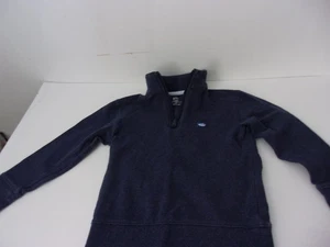 Southern Tide Boy's Size XS 4-5  Blue 1/4" Zip Pullover Long Sleeve Cotton Shirt - Picture 1 of 6