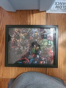 Marvel Lego Mini Figures Custom Framed Shadow Box - Picture 1 of 4