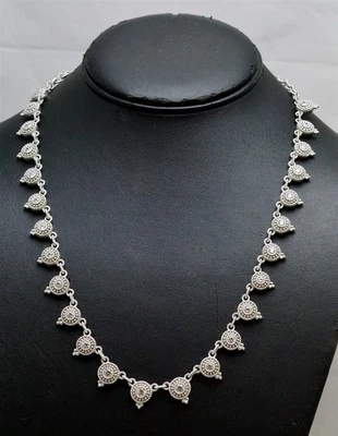 Collar babero JUDITH RIPKA de plata esterlina Diamonique gota de rocío circonita cúbica Foto 1 de 4