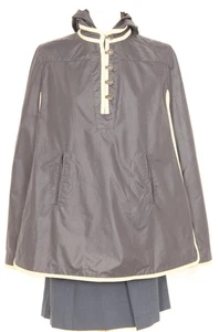 RAG & BONE Hermoso Poncho Ligero Damas Abrigo de Lluvia con Capucha Talla 4 - Imagen 1 de 8