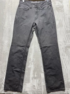 Eddie Bauer Straight-Leg Jeans Men's Size 32/34 Gray Denim 5-Pocket Med Wash - Picture 1 of 15