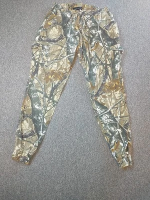 Pantalones Jogger Carga Almost Famous Para Mujer Medianos Fusión 3D Camuflaje Marrón Foto 1 de 4