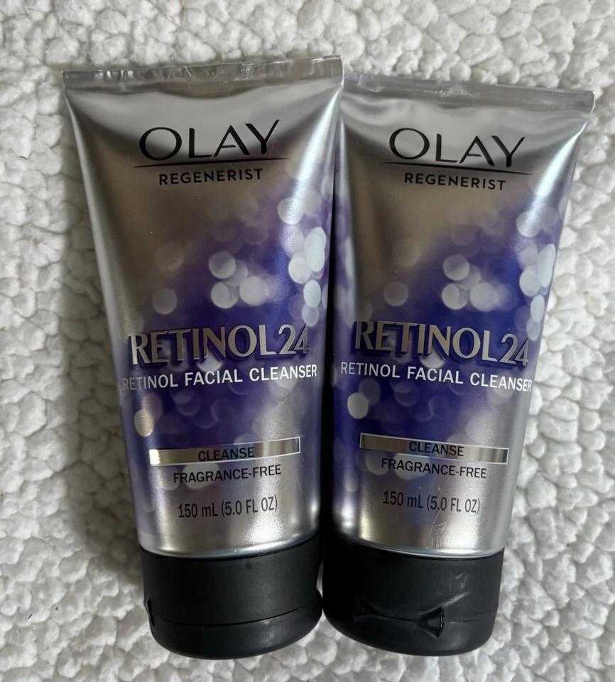 Limpiador facial 2~Olay Regenerist Retinol 24, 5 OZ Ea, nuevo, sin fragancia nuevo Foto 1 de 1