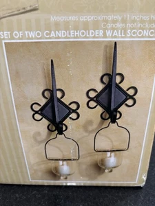 Kirkland Homes 11" Paar Kerzenhalter Wandleuchter neu noch versiegelt - Bild 1 von 3