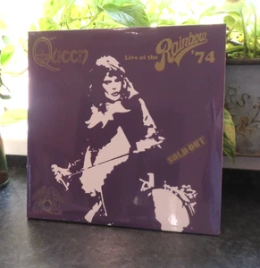 QUEEN LIVE AT THE RAINBOW 74 GATE FOLD DOUBLE ALBUM VIRGIN EMI NEW - Picture 1 of 3