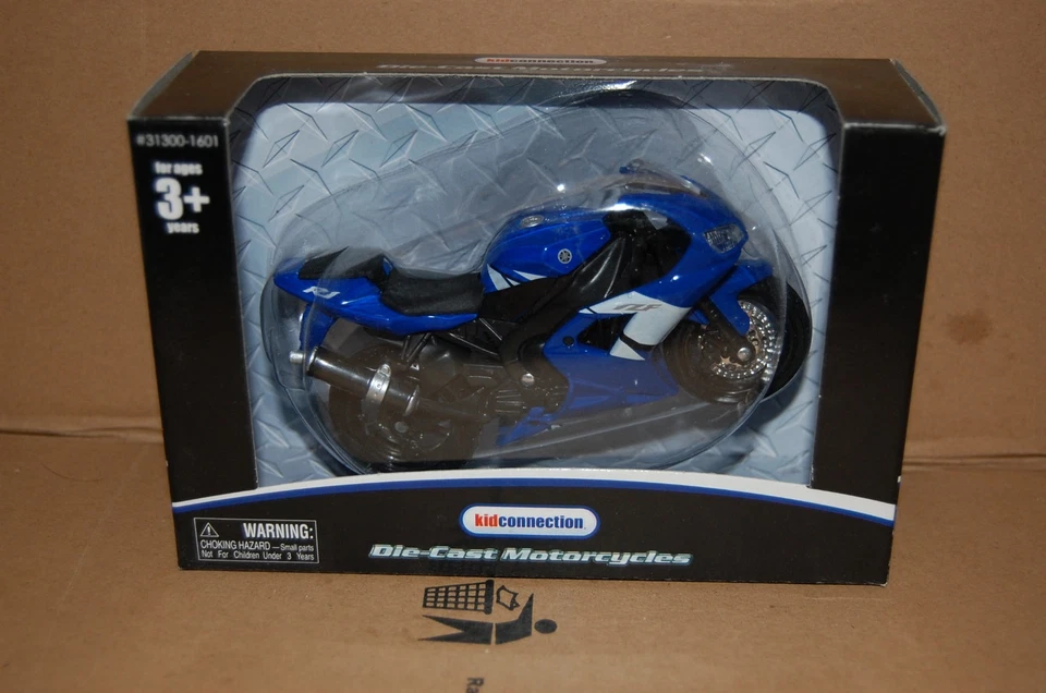 Motocicleta diecast Yamaha YZF-R1 Kid Connection azul 1:18 Foto 1 de 1