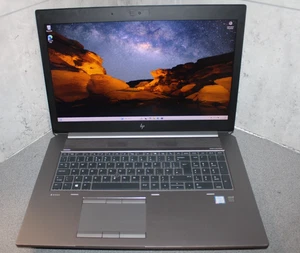 HP ZBook 17 G6 i7-9750H 32GB 512GB SSD Laptop Win11 Pro Quadro RTX 3000 Blu-Ray. - Afbeelding 1 van 5