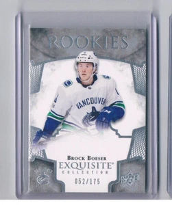 2017-18 Exquisite Collection Rookies #R25 Brock Boeser 052/175 ref.623 - Foto 1 di 3