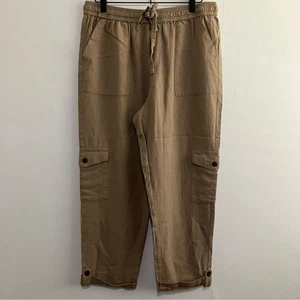 American Original Rewash Leinen Cargo Hose hellbraun Größe L - Bild 1 von 6