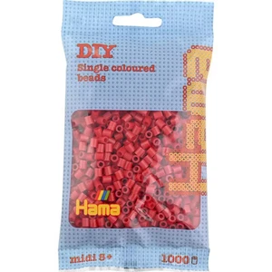 HAMA 207-22 Bügelperlen Midi - Mittelrot 1000 Perlen, ab 5 Jahren - Bild 1 von 1