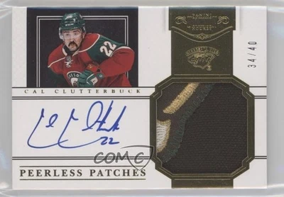 2011-12 Panini Dominion Peerless Patch Auto /40 Cal Clutterbuck #47 Patch Auto - Image 1 of 2
