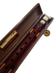 Armenian professional apricot duduk key A (La) national case duduk gift - Picture 1 of 9