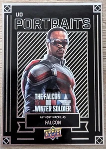 2024 Upper Deck Marvel Studios Series 1 Portraits P25 Anthony Mackie As Falcon - Picture 1 of 2