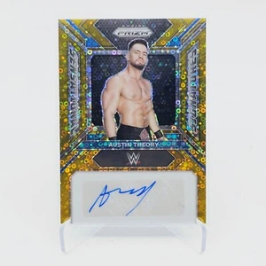 AUSTIN THEORY 2024 Panini WWE Sensational Signatures Gold Disco Prizm /10 🔥 - Picture 1 of 2