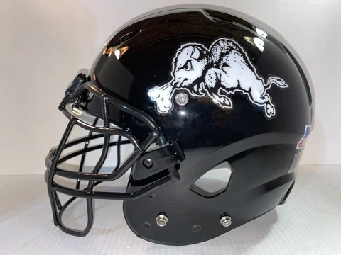 Marshall University - Black Out Trophy Football Helmet Medium Schutt Vengeance Cover