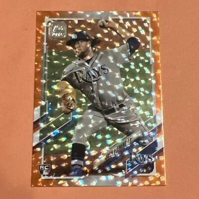 2021 Topps Series Two - Josh Fleming - Orange /299 #526 Rookie RC Tampa Bay Rays - Image 1 of 4