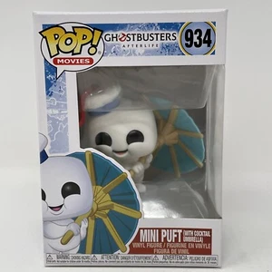 Funko Pop! Movies Ghostbusters Afterlife Mini Puft (with Cocktail Umbrella) 934 - Picture 1 of 12