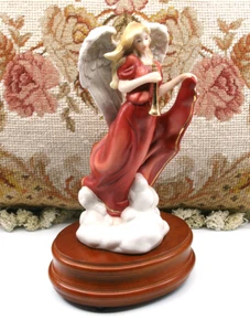 HARK THE HERALD ANGELS SING 8.5" ANGEL COLLECTIBLE HOLIDAY MUSICAL FIGURINE - Bild 1 von 11
