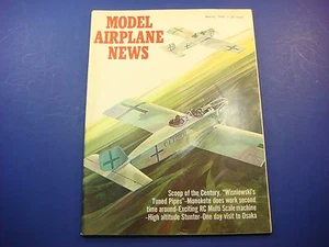 Model Airplane News March 1967 Wisniewski's Tuned Pipes Exciting RC Multi Scale - Bild 1 von 1