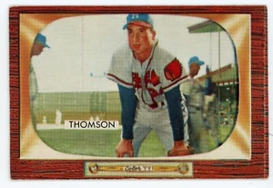 1955 Bowman Bobby Thomson #102 Braves Vg-Ex+ - Picture 1 of 1