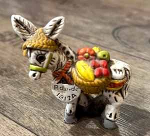 Vintage Rdo de Ibiza Keramik Skulptur Pferd Figur 2,5"T x 3"W - Bild 1 von 4