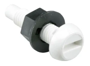 DBG 3/4" Bullone e Dado Fissaggio Targa - Nylon Bianco - Confezione da 100 - Foto 1 di 1
