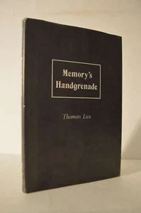 Memory's Handgrenade Thomas Lux 1st Ed HC - Imagen 1 de 2