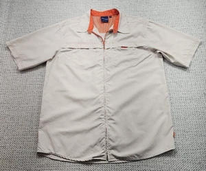 Vintage 80s 90s Y2K Sideout Full Zip Shirt Mens XL Vents Pockets Short Sleeve - Picture 1 of 12