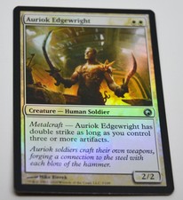 1 x Auriok Edgewright FOIL - Scars of Mirrodin - MTG Magic the Gathering