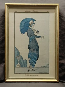 Costumes Parisiens 1914 Robe A Retroussis Illustration By Gerda Wegener - Picture 1 of 11
