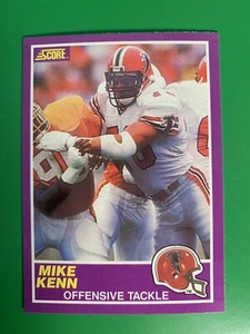 1989 SCORE Mike Kenn  #404S Atlanta Falcons - Picture 1 of 2