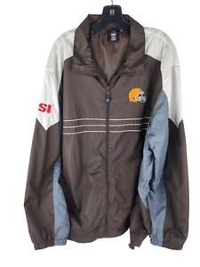 Men's XXL REEBOK Cleveland Browns Sports Illustrated Lightweight Jacket Coat - Picture 1 of 5