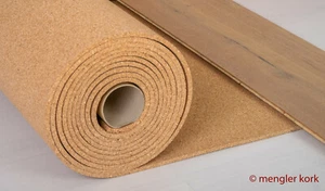 10 m² KORK Rollenkork Rollkork 2 mm HOCHDICHT Schall + Wärme echte PORTUGAL-Ware - Bild 1 von 5