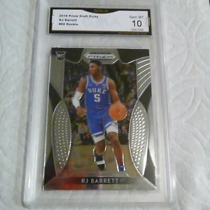 RJ BARRETT KNICKS 2019 PRIZM DRAFT PICKS ROOKIE RC # 66 GRADED 10 L@@K - Bild 1 von 2