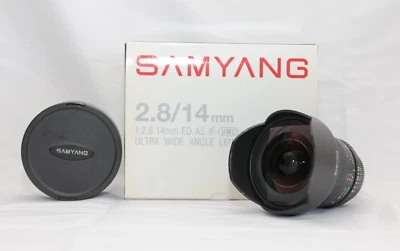 [MINT] Samyang 14mm f/2.8 ED AS IF UMC ULTRA WIDE ANGLE Lens Camera Nikon JAPAN - Image 1 of 4
