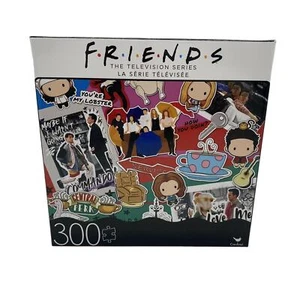 Cardinal Pop Culture: Friends Stickers Jigsaw Puzzle 300 Pieces NEW - Picture 1 of 2