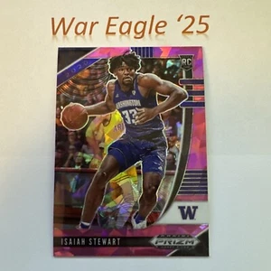 2020-21 Prizm Draft Picks Pink Cracked Ice Isaiah Stewart RC #66 - Picture 1 of 2