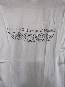 WESTERN CONNECTICUT STATE UNIVERSITY Shirt Lg weiß Vintage 90s WCSU WXCI RADIO - Bild 1 von 10
