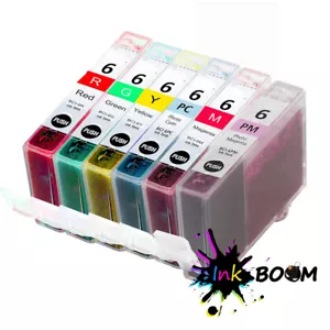 4 Ink Cartridge for BCI-6M/Y/PC/PM/R/GN PIXMA iP8500 i9900 i9950 - Picture 1 of 7