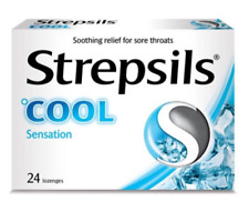 Strepsils Cool 24 Lozenges 100mg Offer Fast Sore Throat Relief Free Shipping