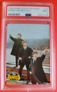 DIE BEATLES 1993 Karte BEWERTET PSA NEUWERTIG 9 JOHN LENNON PAUL MCCARTNEY RINGO STARR - Bild 1 von 2