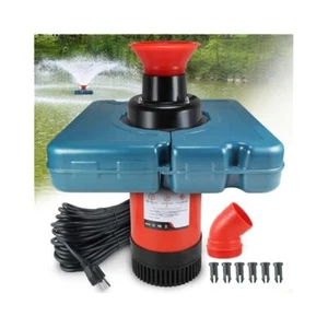 750W Floating Pond Fountain, 1HP, 110V, Easy Install & Aerates Water - Picture 1 of 6